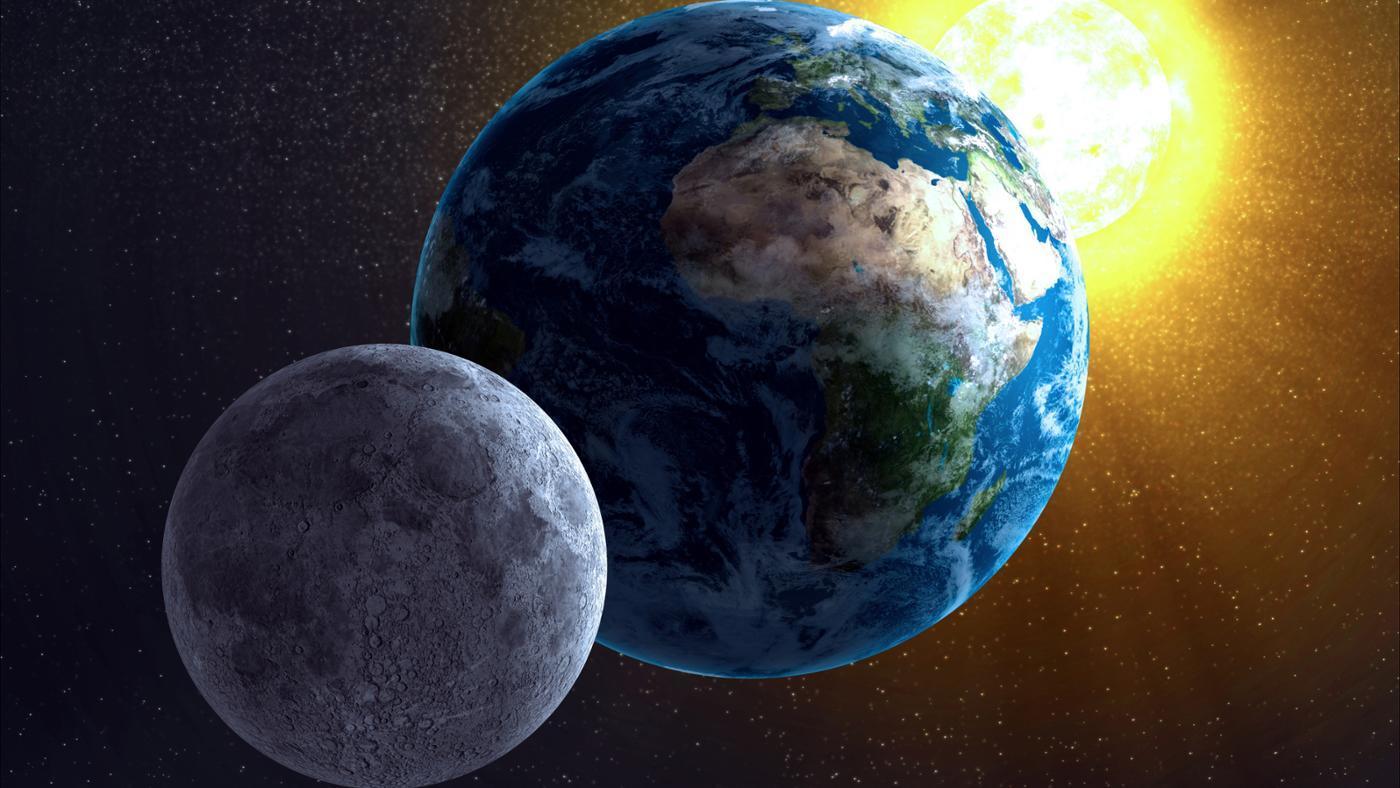 quanto è più grande la terra della luna