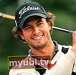 Adam Scott (golfista): biografia, alçada, pes, mesures
